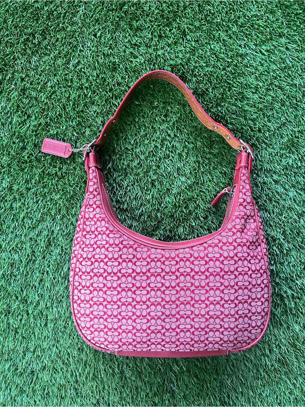 Red coach bag - Picture 2 of 4